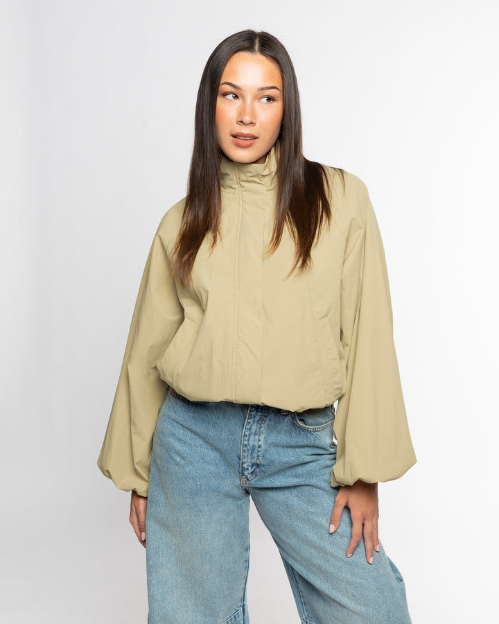 VESTE TRACK BRUNA BEIGE