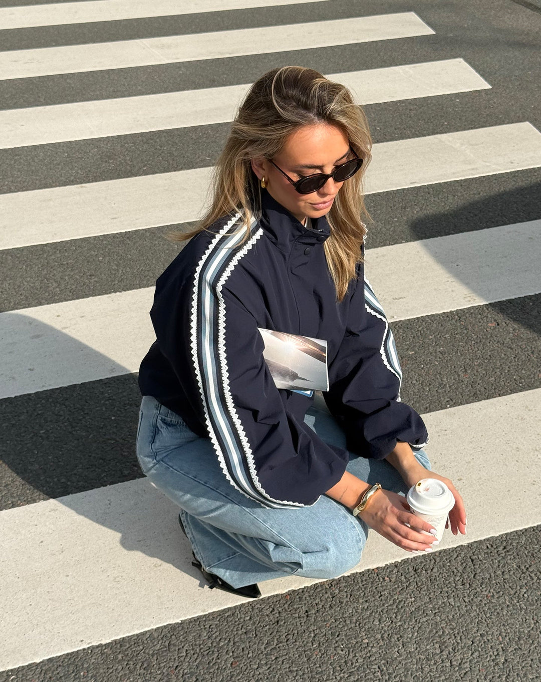 VESTE TRACK BEX BLEU FONCÉ