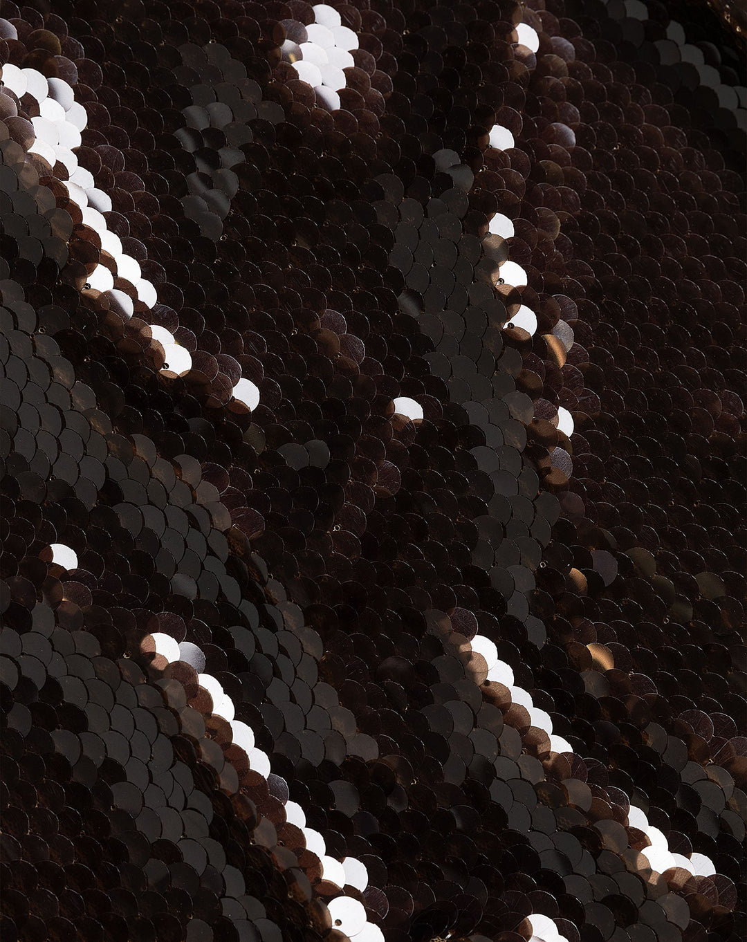 JUPE À PAILLETTES BRUNE