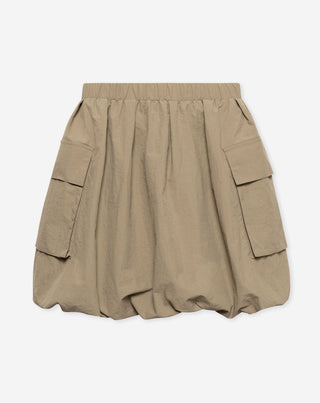JUPE À OURLET BUBBLE KHAKI MAUI