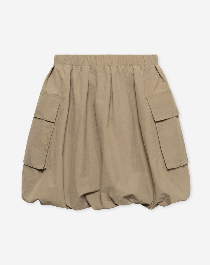 JUPE À OURLET BUBBLE KHAKI MAUI