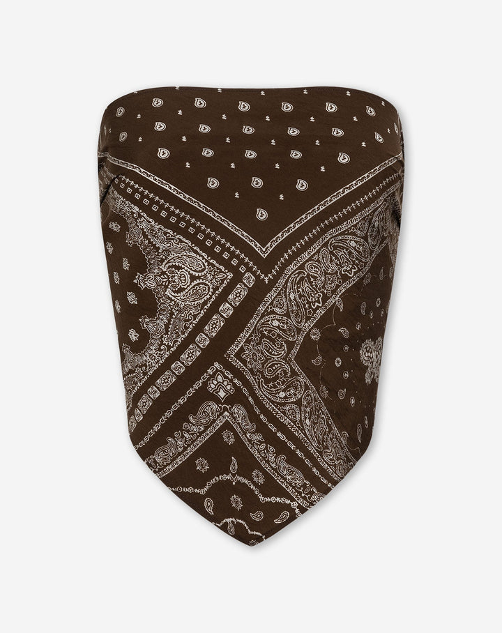 TOP SHAWL BANDANA AMARI BRUN