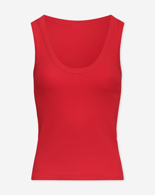 SINGLET PAM RIB ROUGE