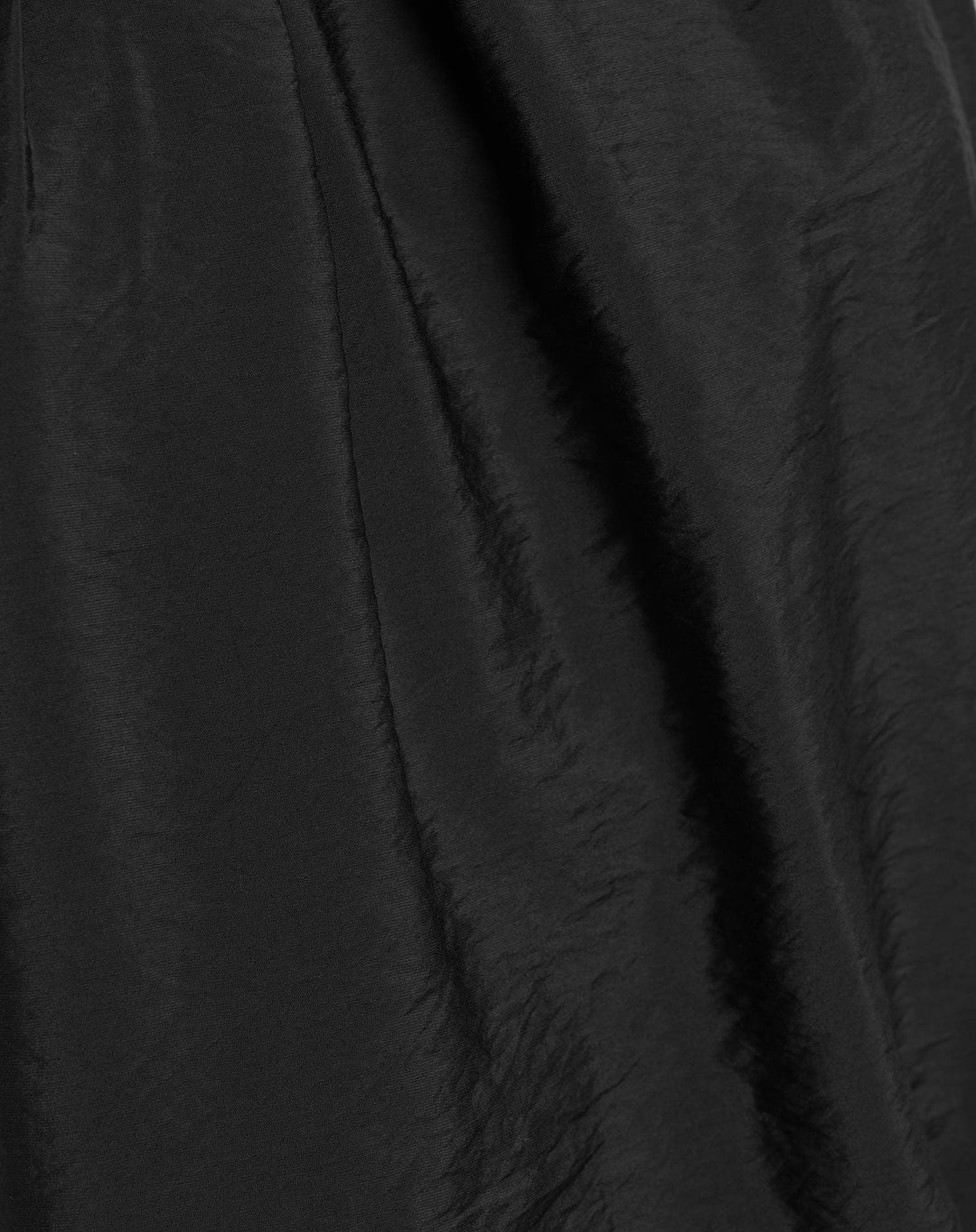 HAUT HALTER À HEM BUBBLE LUX NOIR