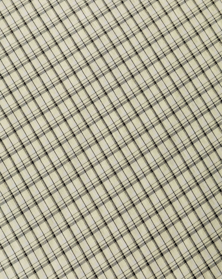 BLOUSE ÉCHARPE MAGGY À CARREAUX JAUNE