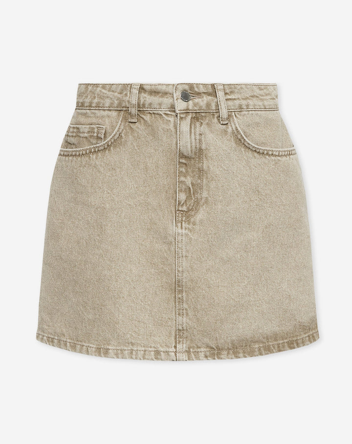 JUPE EN DENIM SIERRA BEIGE