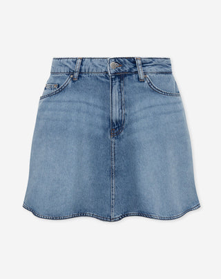 JUPE EN DENIM LOTTE PAPILLON BLEU MOYEN