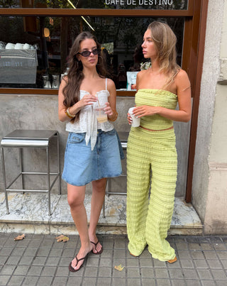 JUPE EN DENIM LOTTE PAPILLON BLEU MOYEN