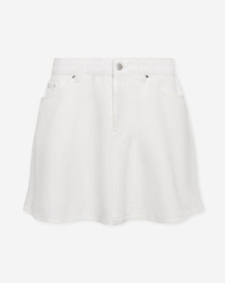 JUPE PAPILLON EN DENIM LOTTE BLANCHE