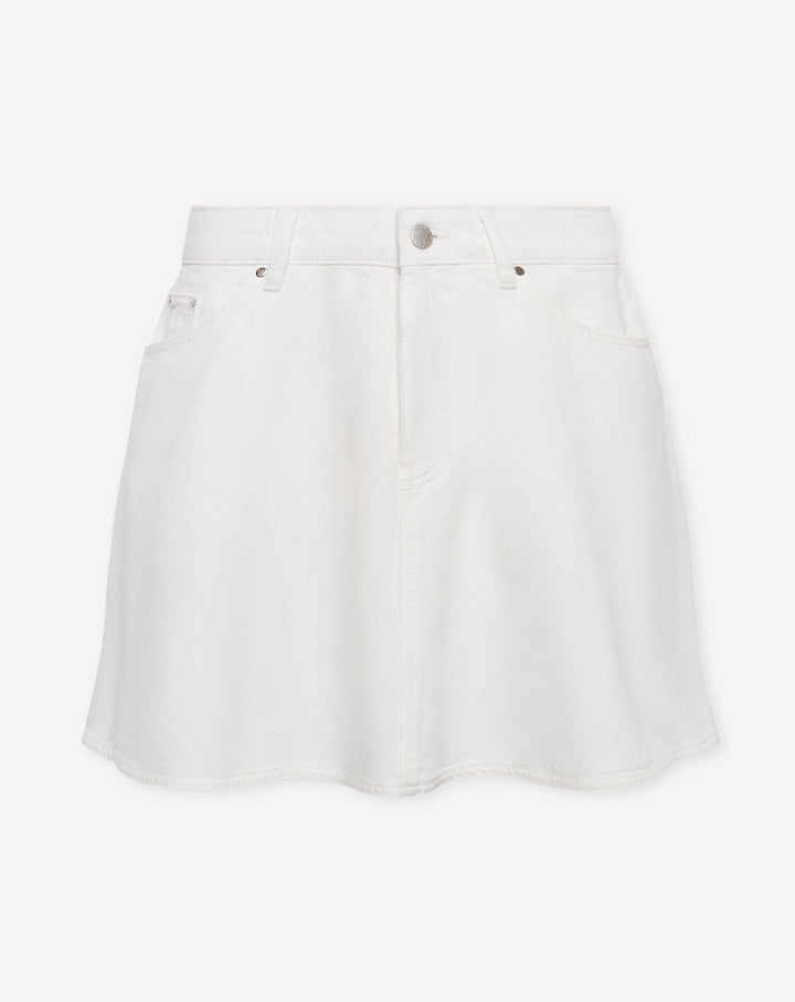JUPE PAPILLON EN DENIM LOTTE BLANCHE