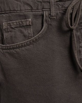 JUPE EN DENIM LOTTE BRUNE