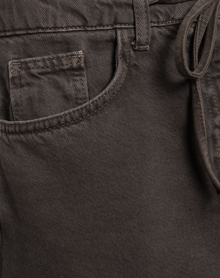 JUPE EN DENIM LOTTE BRUNE