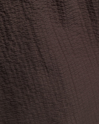 BLOUSE DE MATERNITÉ À MANCHES LONGUES MIKA BRUN