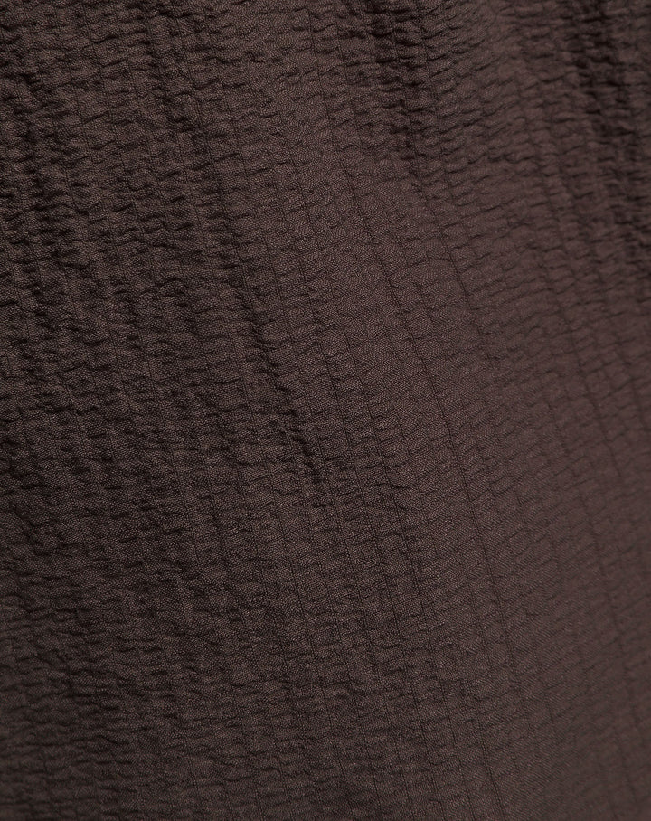 BLOUSE DE MATERNITÉ À MANCHES LONGUES MIKA BRUN