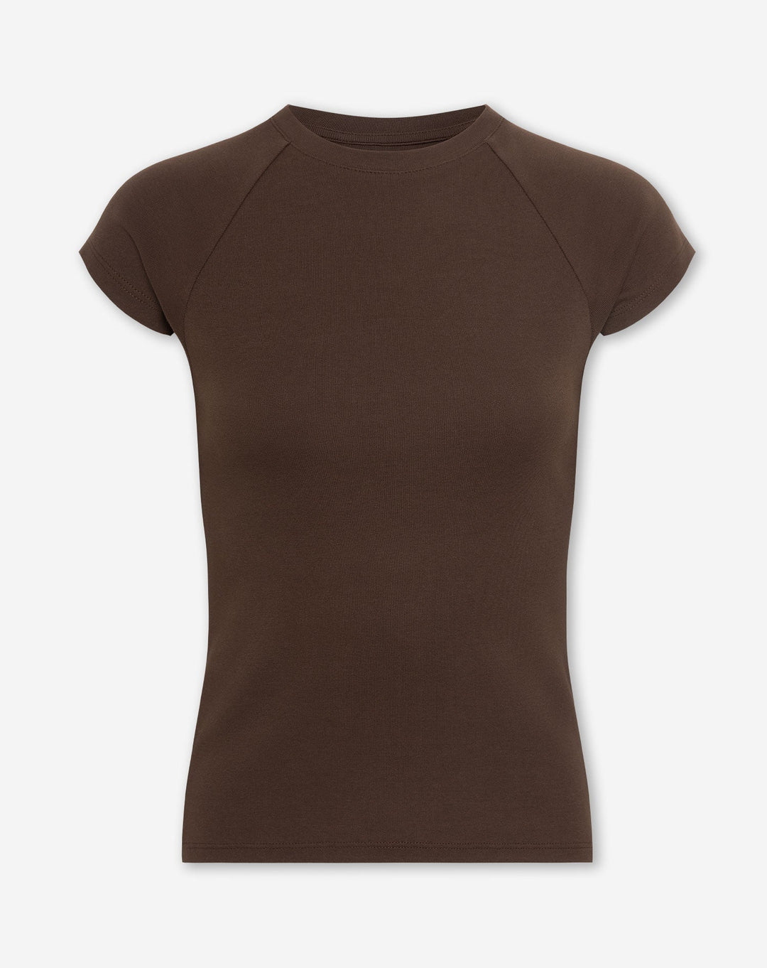 T-SHIRT RAGLAN BÉBÉ BASIQUE BRUN