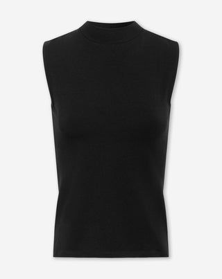 TANKTOP À COL ROND NOIR
