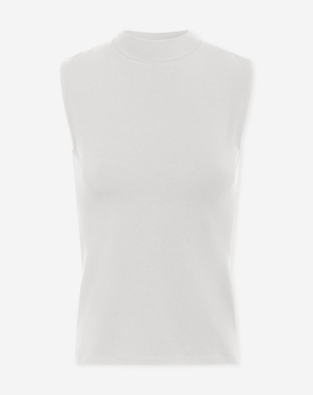 TANKTOP À COL FUNNEL CRÈME