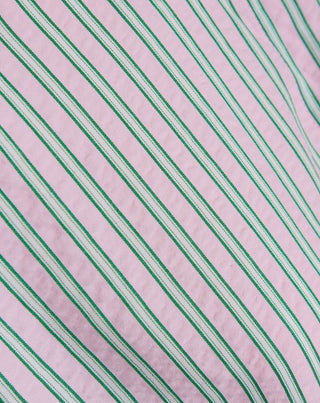 BLOUSE OVERSIZE À RAYURES ROSE NALANI