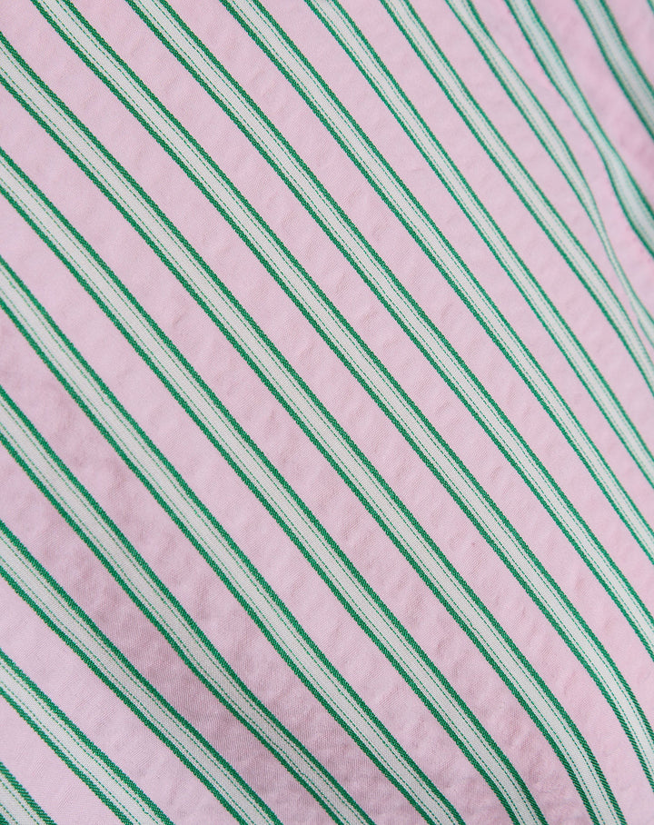 BLOUSE OVERSIZE À RAYURES ROSE NALANI