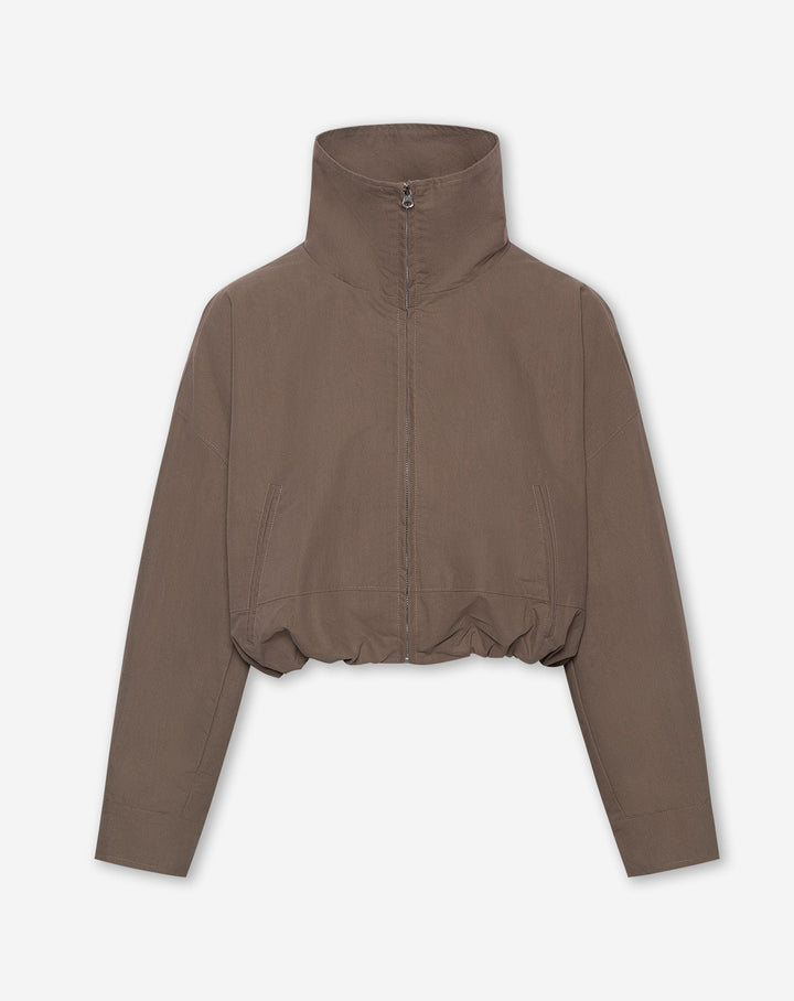 VESTE À COL FONDU IMARA BRUN