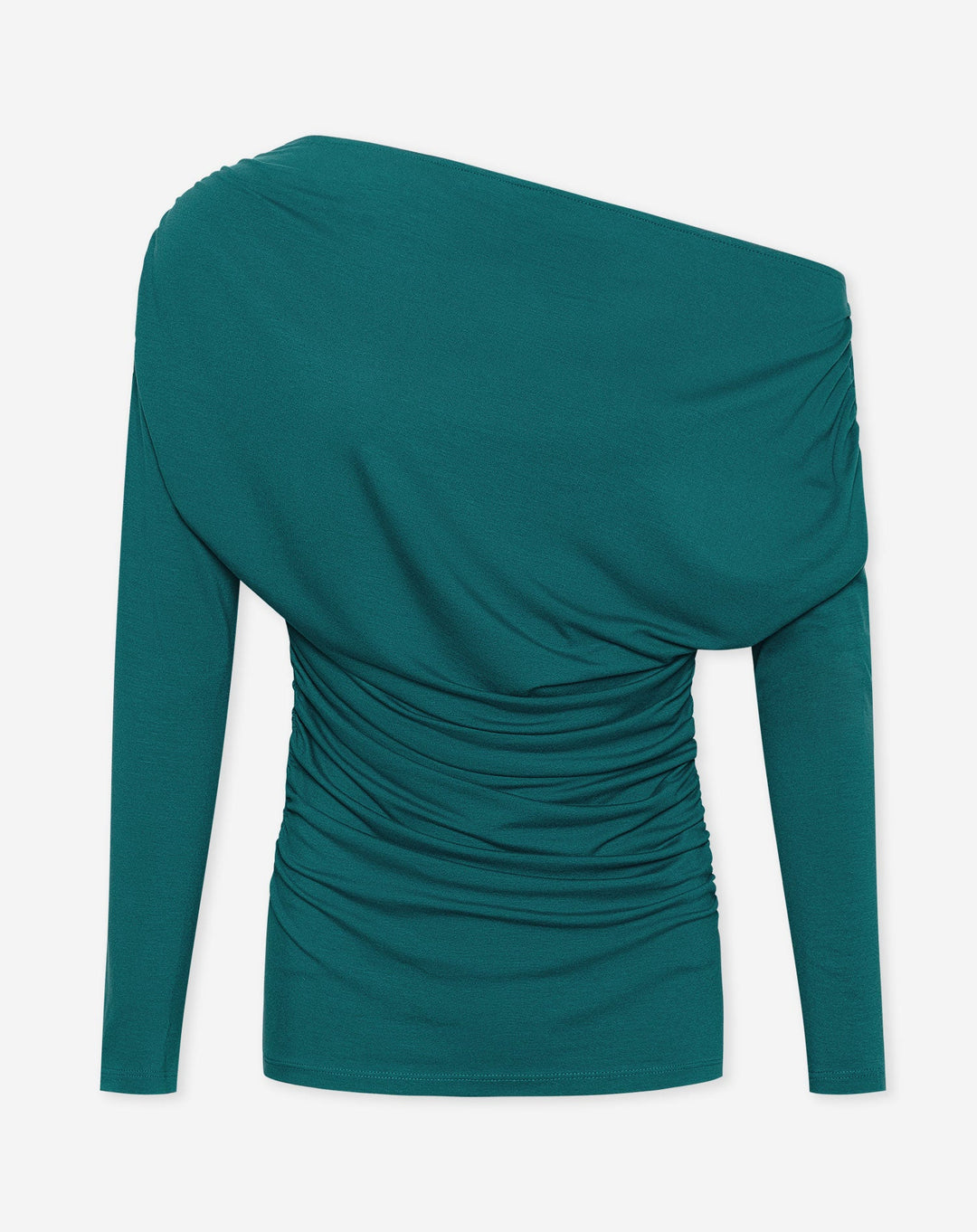 HAUT DRAPE ÉPAULES DÉNUDÉES TEAL