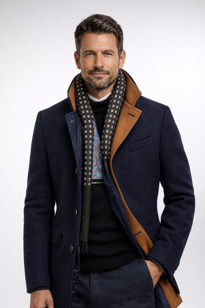 BRYNOUVELLE | Manteau en Laine pour Hommes