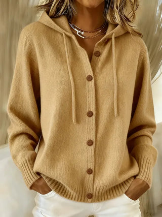 Bettina | Cardigan avec Capuche et Boutons