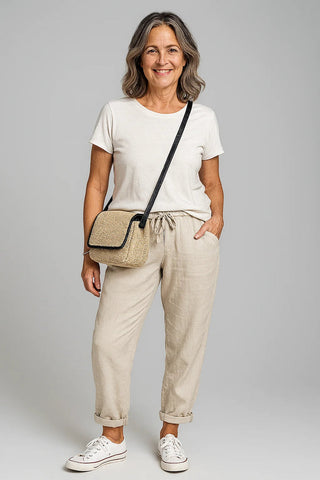 BRYNOUVELLE | Pantalon élégant en coton