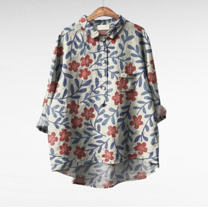 BRYNOUVELLE | Chemise Élégante à Motif Émilie