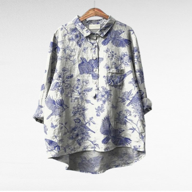BRYNOUVELLE | Chemise Élégante à Motif Émilie