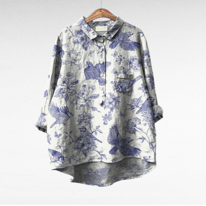 BRYNOUVELLE | Chemise Élégante à Motif Émilie