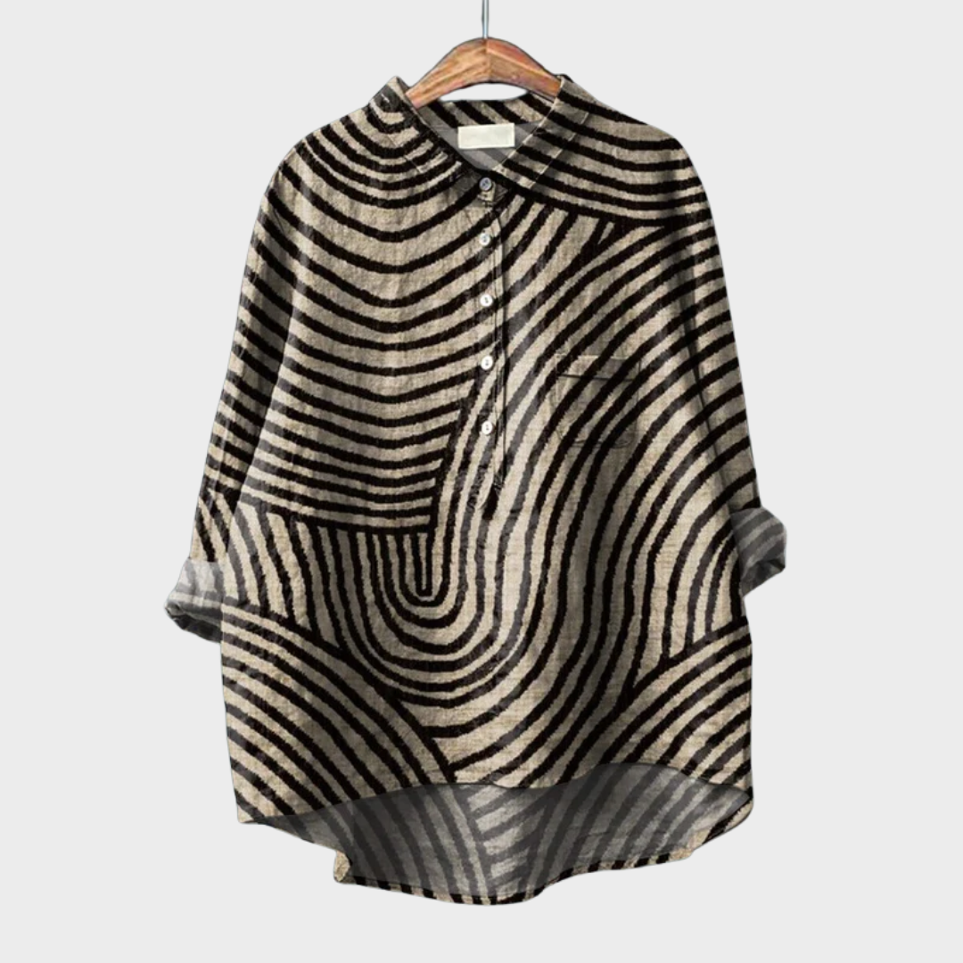 BRYNOUVELLE | Chemise Élégante à Motif Émilie