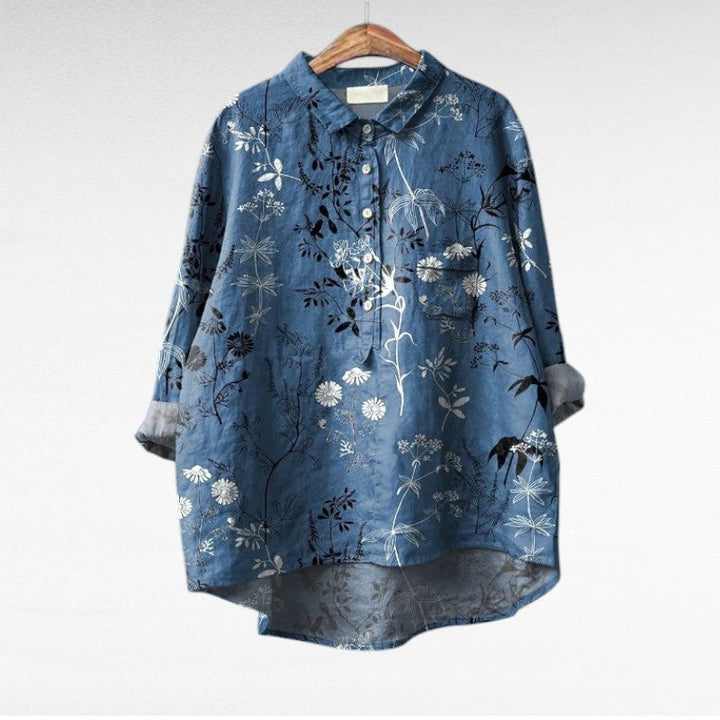 BRYNOUVELLE | Chemise Élégante à Motif Émilie