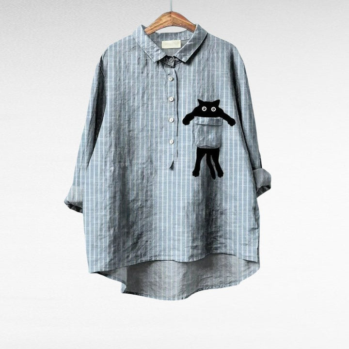 BRYNOUVELLE | Chemise Élégante à Motif Émilie