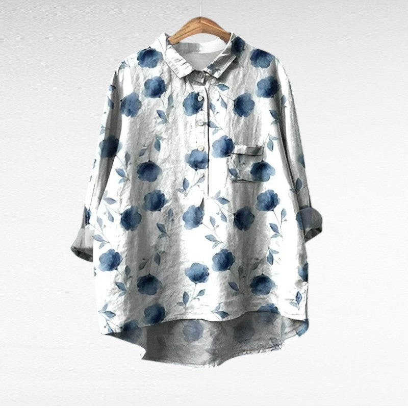 BRYNOUVELLE | Chemise Élégante à Motif Émilie