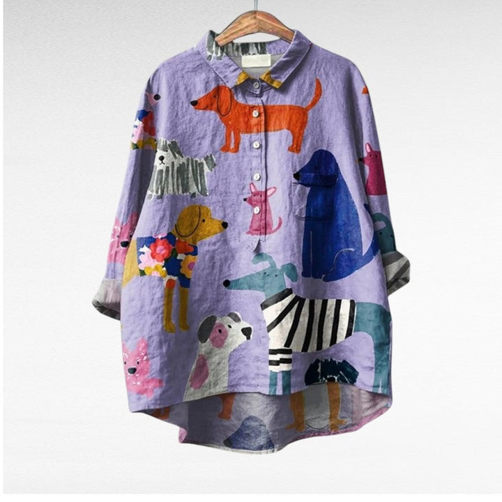 BRYNOUVELLE | Chemise Élégante à Motif Émilie