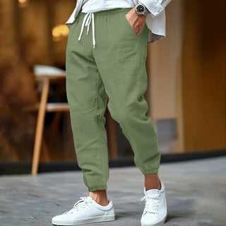 BRYNOUVELLE | PANTALON À CORDON DE SERRAGE COASTAL POUR HOMMES