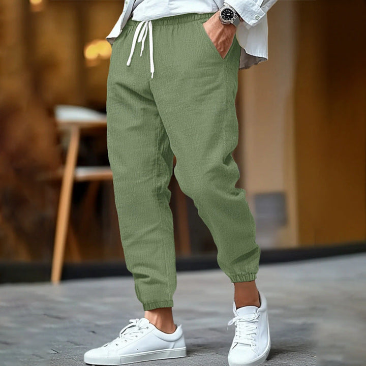 BRYNOUVELLE | PANTALON À CORDON DE SERRAGE COASTAL POUR HOMMES