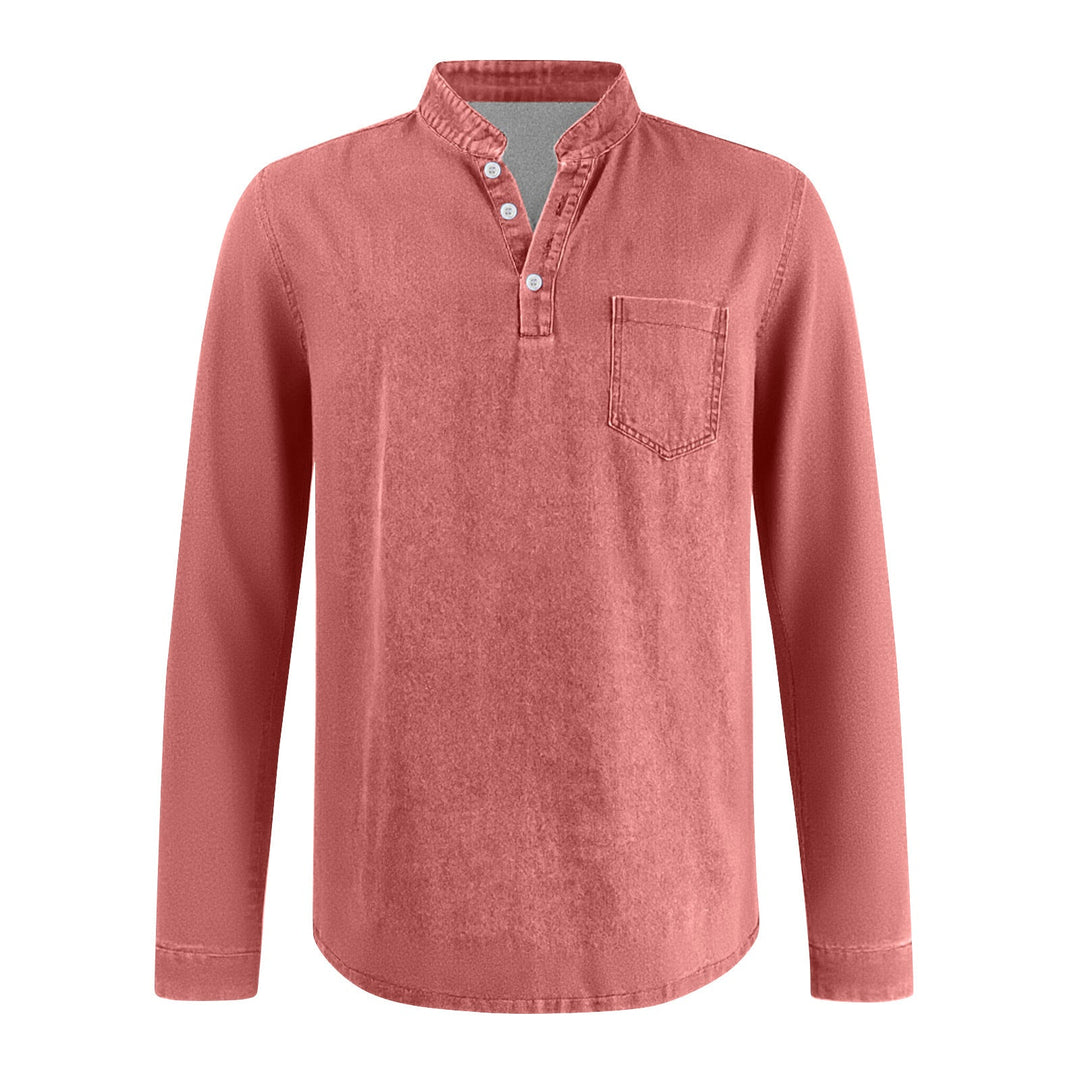 BRYNOUVELLE | T-SHIRT À MANCHES LONGUES TRADITIONNEL POUR HOMME
