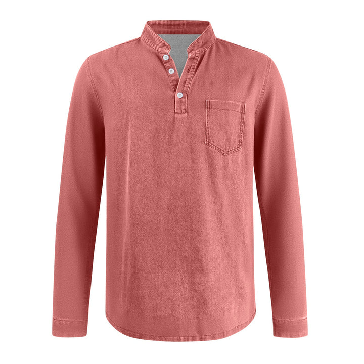 BRYNOUVELLE | T-SHIRT À MANCHES LONGUES TRADITIONNEL POUR HOMME