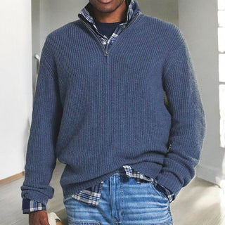 BRYNOUVELLE | PULL HOMME À DEMI-FERMETURE ÉCLAIR