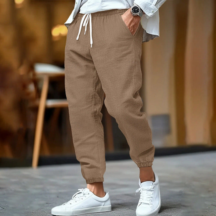 BRYNOUVELLE | PANTALON À CORDON DE SERRAGE COASTAL POUR HOMMES
