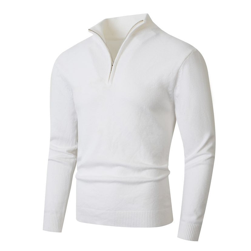 BRYNOUVELLE | Pull en Maille à Demi-Fermeture Éclair pour Homme