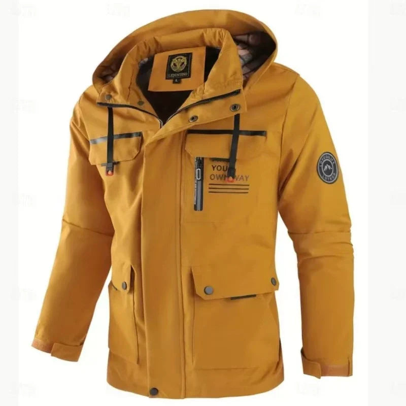 BRYNOUVELLE | Veste à Capuche avec Fermeture Éclair pour Hommes