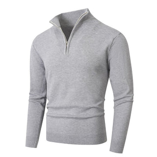 BRYNOUVELLE | Pull en Maille à Demi-Fermeture Éclair pour Homme