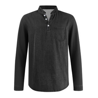 BRYNOUVELLE | T-SHIRT À MANCHES LONGUES TRADITIONNEL POUR HOMME