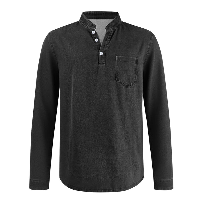 BRYNOUVELLE | T-SHIRT À MANCHES LONGUES TRADITIONNEL POUR HOMME