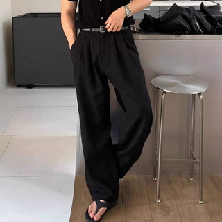 LOUIS | PANTALONS EN LIN À JAMBES LARGES