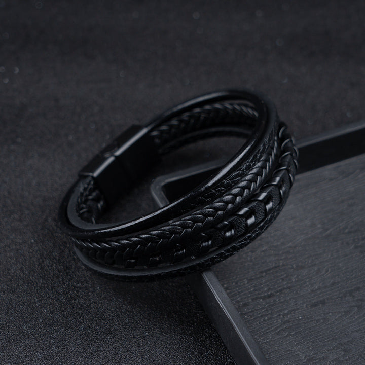 BRYNOUVELLE | BRACELET HOMME EN CUIR DE LUXE
