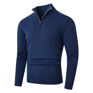 BRYNOUVELLE | Pull en Maille à Demi-Fermeture Éclair pour Homme